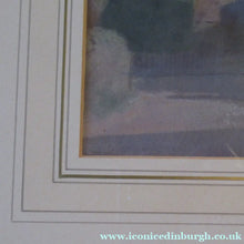 Load image into Gallery viewer, Strange 1890s VICTORIAN Watercolour by Thomas Carleton Grant. Two Boys Playing Marbles in a Village Square
