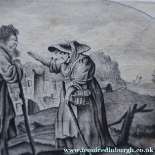 Load image into Gallery viewer, Rare 18th Century Drawing: The Sad Historian of the Pensive Plain (Illustration to Oliver Goldsmith's Poem). Pen and Grey Wash on Paper
