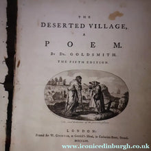 Load image into Gallery viewer, Rare 18th Century Drawing: The Sad Historian of the Pensive Plain (Illustration to Oliver Goldsmith's Poem) ENGRAVING
