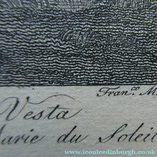 Load image into Gallery viewer, 18th Century Engraving by Franceso Morelli  / Francois Morel (1768–1832). The Church of the Sante Marie Del Sole or Temple of Vesta
