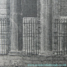 Load image into Gallery viewer, 18th Century Engraving by Franceso Morelli  / Francois Morel (1768–1832). The Church of the Sante Marie Del Sole or Temple of Vesta
