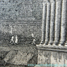 Load image into Gallery viewer, 18th Century Engraving by Franceso Morelli  / Francois Morel (1768–1832). The Church of the Sante Marie Del Sole or Temple of Vesta
