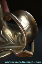 Load image into Gallery viewer, 1900s Antique Brass Arts and Crafts Candleholder or Chanberstick
