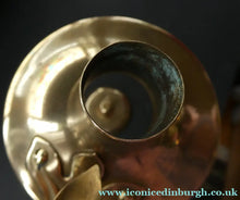 Load image into Gallery viewer, 1900s Antique Brass Arts and Crafts Candleholder or Chanberstick
