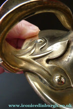 Load image into Gallery viewer, 1900s Antique Brass Arts and Crafts Candleholder or Chanberstick
