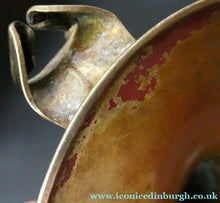 Load image into Gallery viewer, 1900s Antique Brass Arts and Crafts Candleholder or Chanberstick
