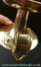 Load image into Gallery viewer, 1900s Antique Brass Arts and Crafts Candleholder or Chanberstick
