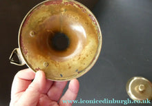 Load image into Gallery viewer, 1900s Antique Brass Arts and Crafts Candleholder or Chanberstick
