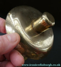 Load image into Gallery viewer, 1900s Antique Brass Arts and Crafts Candleholder or Chanberstick
