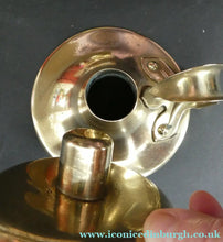 Load image into Gallery viewer, 1900s Antique Brass Arts and Crafts Candleholder or Chanberstick
