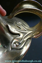 Load image into Gallery viewer, 1900s Antique Brass Arts and Crafts Candleholder or Chanberstick
