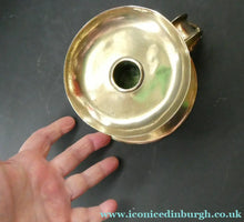 Load image into Gallery viewer, 1900s Antique Brass Arts and Crafts Candleholder or Chanberstick
