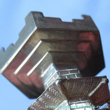 Load image into Gallery viewer, Beautifully Modelled Antique Chinese Export MINIATURE Solid Silver Pagoda Pepper Pot
