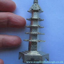 Load image into Gallery viewer, Beautifully Modelled Antique Chinese Export MINIATURE Solid Silver Pagoda Pepper Pot - Chinese Silver
