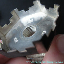 Load image into Gallery viewer, Beautifully Modelled Antique Chinese Export MINIATURE Solid Silver Pagoda Pepper Pot
