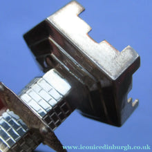 Load image into Gallery viewer, Beautifully Modelled Antique Chinese Export MINIATURE Solid Silver Pagoda Pepper Pot
