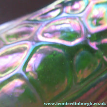 Load image into Gallery viewer, Antique Art Nouveau Kralik Iridescent Metal Glass Vases, Probably by Carl Stolzle
