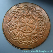Load image into Gallery viewer, LARGE Early 20th Century Arts and Crafts Copper Decorative Tray or Wall Charger. 15 inches
