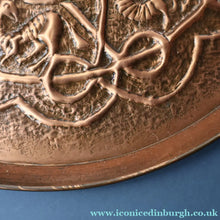 Load image into Gallery viewer, LARGE Early 20th Century Arts and Crafts Copper Decorative Tray or Wall Charger. 15 inches
