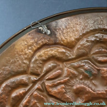 Load image into Gallery viewer, LARGE Early 20th Century Arts and Crafts Copper Decorative Tray or Wall Charger. 15 inches
