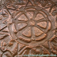 Load image into Gallery viewer, LARGE Early 20th Century Arts and Crafts Copper Decorative Tray or Wall Charger. 15 inches
