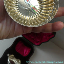 Load image into Gallery viewer, MAPPIN AND WEBB Silver Creamer and Sugar Bowl. Hallmarked Sheffield 1900. FITTED CASE
