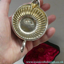 Load image into Gallery viewer, MAPPIN AND WEBB Silver Creamer and Sugar Bowl. Hallmarked Sheffield 1900. FITTED CASE
