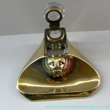Load image into Gallery viewer, Rare Antique Real Bronze Geschutzt Ink Stand and Ink Well. With Secessionist Decoration
