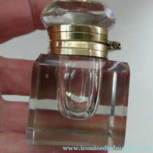 Load image into Gallery viewer, Rare Antique Real Bronze Geschutzt Ink Stand and Ink Well. With Secessionist Decoration
