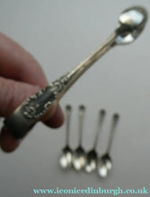 Load image into Gallery viewer, 1901 Edwardian Teaspoons and Silver Sugar Tongs
