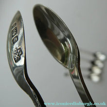 Load image into Gallery viewer, 1901 Edwardian Teaspoons and Silver Sugar Tongs
