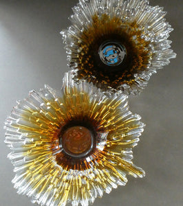 1960s Scandinavian Glass Bowls Designed by Tauno Wirkkala. Northern Lights Design