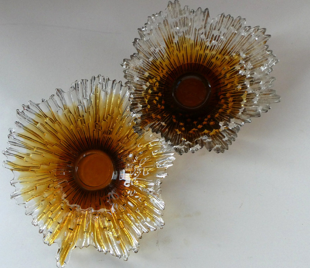 1960s Scandinavian Glass Bowls Designed by Tauno Wirkkala. Northern Lights Design