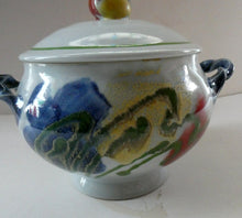 Load image into Gallery viewer, Large Art Pottery Lidded Tureen Designed in the 1980s by Janice Tachalenok
