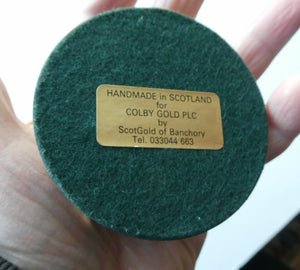 Scottish Gold James V Ducat Copy Resin Paperweight ScotGold of Banchory