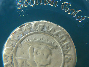 Scottish Gold James V Ducat Copy Resin Paperweight ScotGold of Banchory