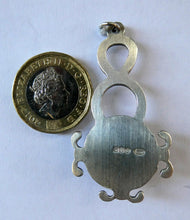 Load image into Gallery viewer, Vintage 1970s SCOTTISH Silver &amp; Millefiori CAITHNESS GLASS Pendant. Edinburgh Hallmark 1971
