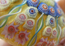 Load image into Gallery viewer, Vintage Scottish Perthshire Paperweight Yellow Ground 9 Spokess
