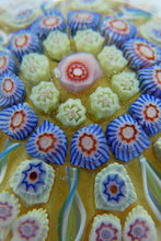 Load image into Gallery viewer, Vintage Scottish Perthshire Paperweight Yellow Ground 9 Spokess
