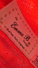 Load image into Gallery viewer, Vintage Bright Cerise Pink FORMAL Designer Hat; c 2000. Designed by EMMA B (unworn)
