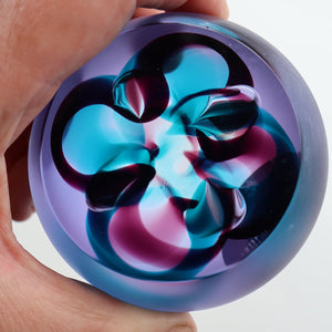 Fabulous LIMITED EDITION Scottish Caithness Glass Paperweight: ALTERNATION by Alastair MacIntosh; 2000