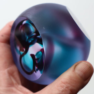 Fabulous LIMITED EDITION Scottish Caithness Glass Paperweight: ALTERNATION by Alastair MacIntosh; 2000