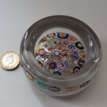 Load image into Gallery viewer, Vintage 1950s Vasart Paperweight Inside the Base of a Chunky Pin Dish or Small  Bowl
