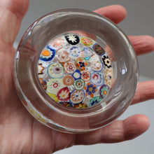 Load image into Gallery viewer, Vintage 1950s Vasart Paperweight Inside the Base of a Chunky Pin Dish or Small  Bowl
