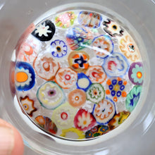 Load image into Gallery viewer, Vintage 1950s Vasart Paperweight Inside the Base of a Chunky Pin Dish or Small  Bowl
