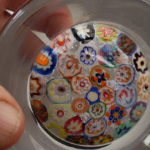 Load image into Gallery viewer, Vintage 1950s Vasart Paperweight Inside the Base of a Chunky Pin Dish or Small  Bowl
