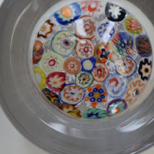 Load image into Gallery viewer, Vintage 1950s Vasart Paperweight Inside the Base of a Chunky Pin Dish or Small  Bowl
