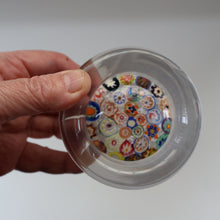 Load image into Gallery viewer, Vintage 1950s Vasart Paperweight Inside the Base of a Chunky Pin Dish or Small  Bowl
