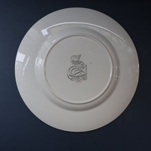 Load image into Gallery viewer, Large 1950s WEDGWOOD Plate. Dolphin Design by Sir Laurence Whistler. Yellow Version
