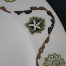 Load image into Gallery viewer, Large 1950s WEDGWOOD Plate. Dolphin Design by Sir Laurence Whistler. Yellow Version
